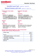 KARTOFFEL-LAUCH-TOPF – vegetarisch – glutenfrei Travellunch