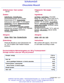 SCHOKOMÜSLI Travellunch