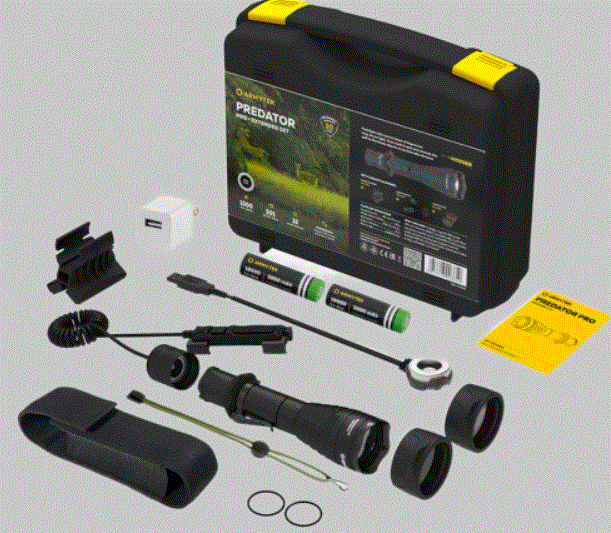 Taktische Stablampe / ARMYTEK VIKING PRO MAGNET USB EXTENDED SET