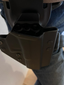 Crusader Holster mit Safariland Montage und Riehmen