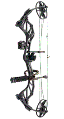 Ausstellungsstück Compound Bogen Schwarz