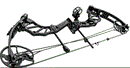 Ausstellungsstück Compound Bogen Schwarz