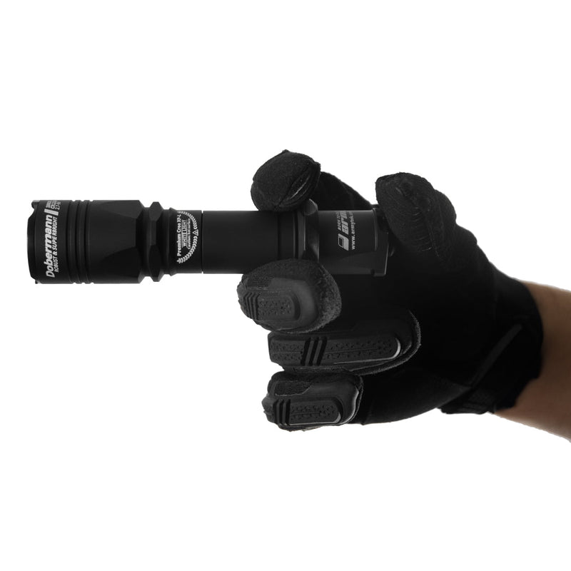 Jäger ARMYTEK DOBERMANN TAKTISCHE TASCHENLAMPE (ROTLICHT)