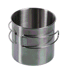 TRINKBECHER STAINLESS STEEL 800 ML (DRAHTGRIFFE)