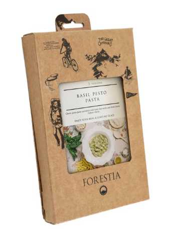 Forestia Nudeln mit Basilikumpesto-SH vegetarisch Outdoornahrung Trekking