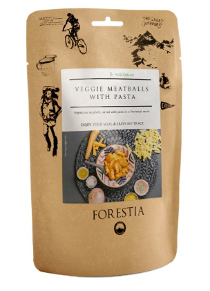 Forestia Gemüsebällchen mit Nudeln vegetarisch Outdoornahrung Trekking