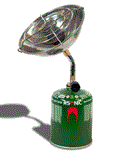 Pocket Gaskocher + Heizaufsatz