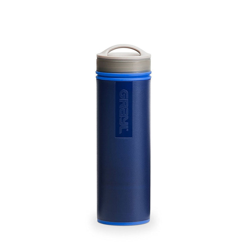 Outdoor-Wasserfilter Grayl mit Ersatzfilter blau