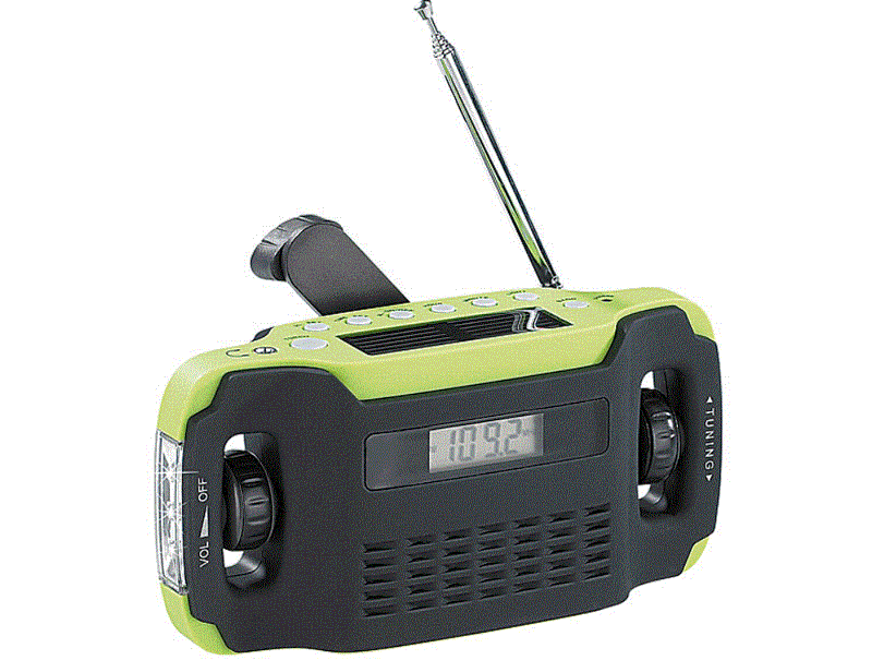 Kurbelradio inkl. Taschenlampe