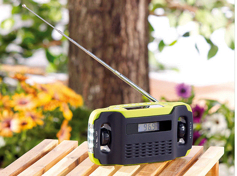 Kurbelradio inkl. Taschenlampe