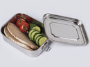 Survival Notfall Box / LUNCHBOX STAINLESS STEEL 18X14X6,5CM
