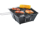 Flach zusammenklappbarer Kohle-Grill, Grillfläche ca. 24,5 x 24 cm