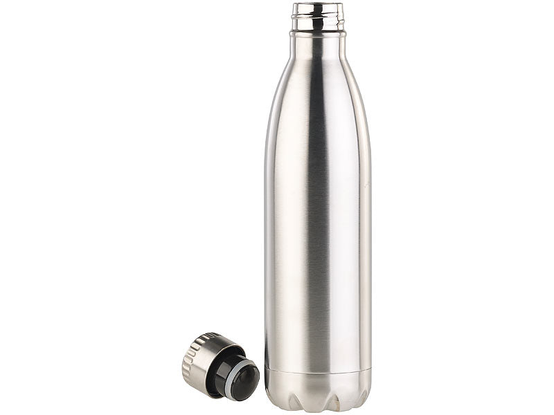Doppelwandige Vakuum-Isolierflasche aus Edelstahl, 750 ml
