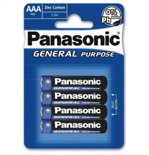 Panasonic Plus R03/AAA 4er Blister Batterie