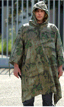 PONCHO R/S ARID FLECK Grün schwarz Tarn