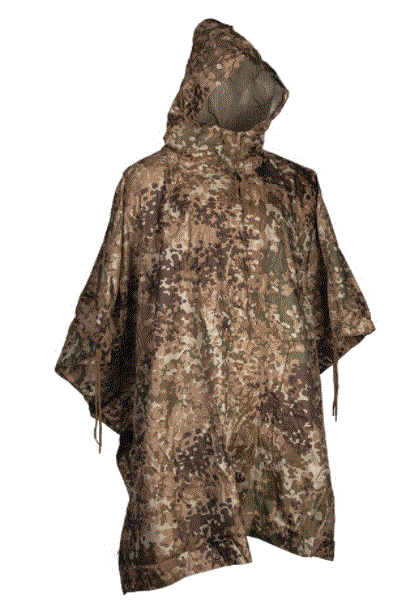 Arid Fleck Poncho zur Tarnung