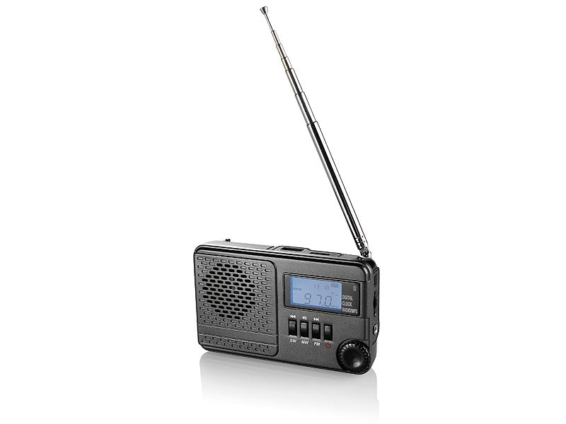 Weltempfänger WWR-100.mp3 mit DSP-Rauschunterdrückung & MP3
