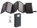 Solar-Powerbank, faltbares Solarpanel, LED-Lampe, 8.000 mAh, 2,1 A, 5W