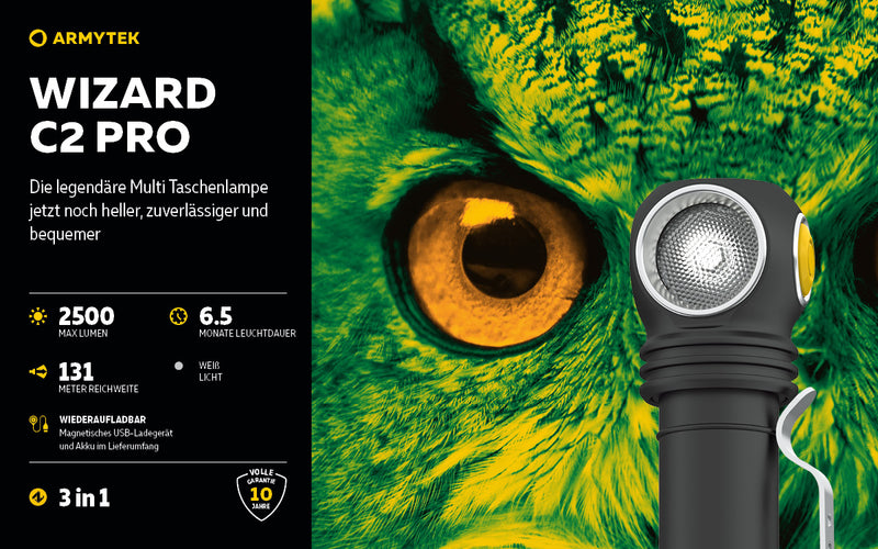 Armytek Wizard c2 Pro2500 Lumen