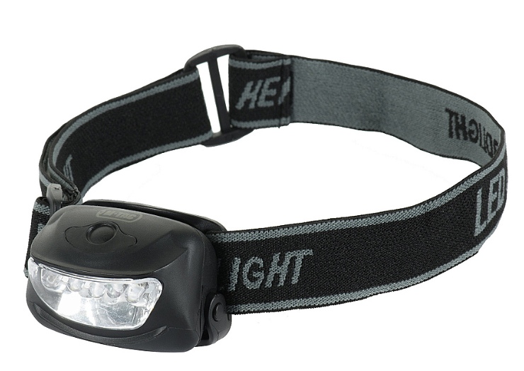 Stirnlampe 4+1 LED