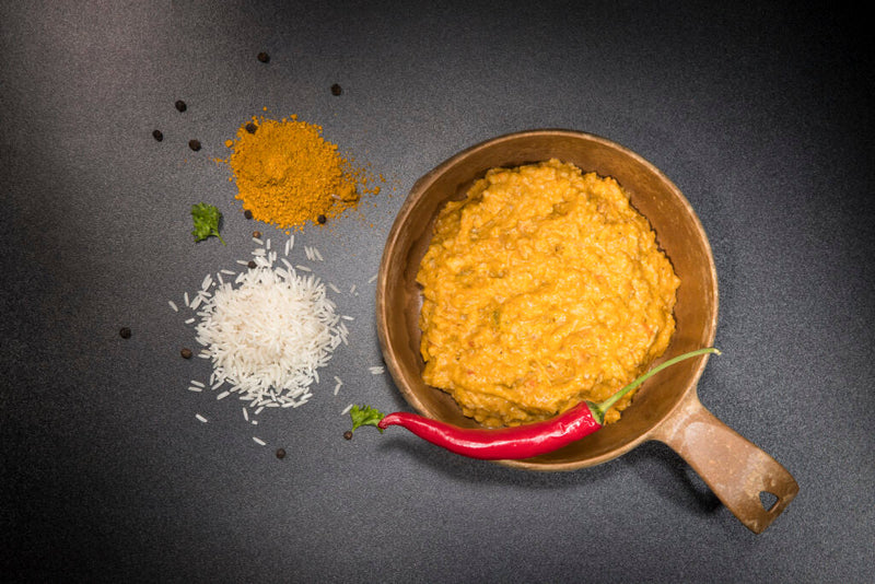 Hähnchencurry mit Reis