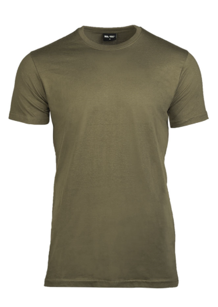 T-Shirt Herren grau-olive